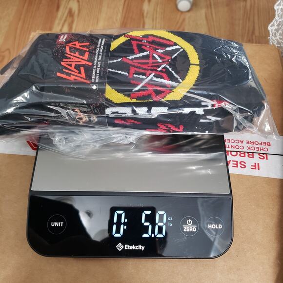 Perri's Socks Slayer Crew Socks 3-Pair Mens 7-12 Licensed Black Red Goth Metal - Picture 10 of 10